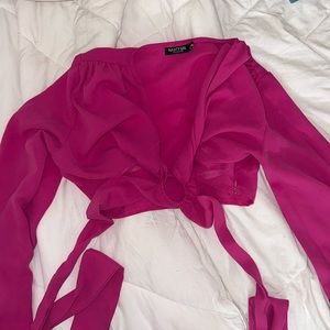 Worn once! Nasty gal shirt in great condition.